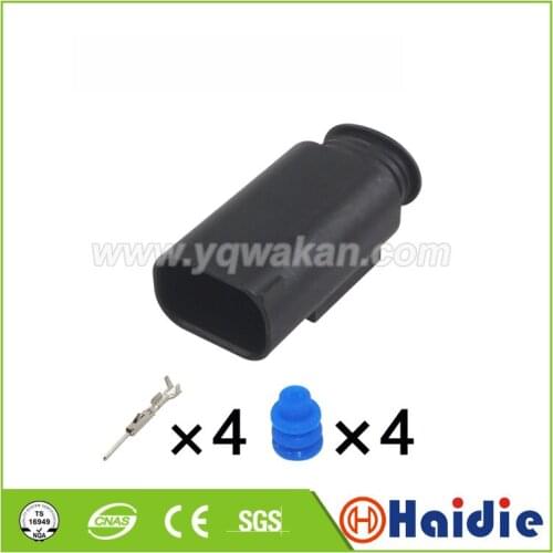 Free shipping 2sets 4pin auto male of 8E0 971 934 8E0971934 electric sensor plug plastic waterproof wiring cable connector