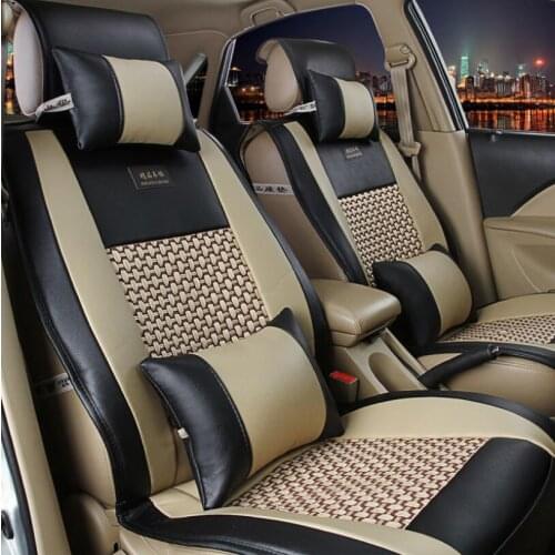 Automobiles Seat Covers for lada granta renault logan peugeot 206 geely emgrand ec7 ssangyong kyron car seats covers