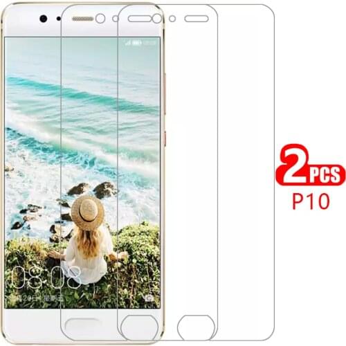 Case for huawei p10 cover tempered glass screen protector on huaweip10 huawe huwei hawei p 10 10p 5.1 protective phone coque bag