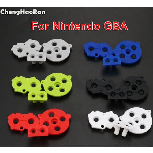 ChengHaoRan Colorful For Nintendo GameBoy Advance Silicone Rubber Pad Button Conductive Contacts A B Select Start D pad For GBA