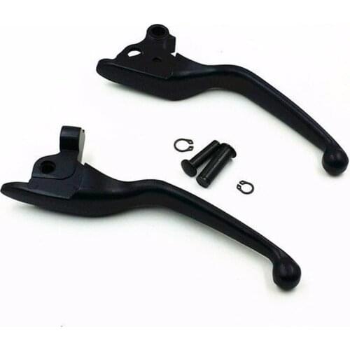 Black Clutch Brake Levers For Harley 08-13 Touring Trike models 14-Up FLHR FLHRC