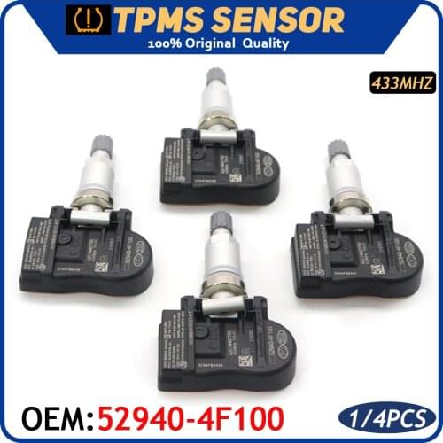 52940-4F100 Car TPMS Tire Pressure Monitor Sensor For Hyundai Grand Starex 2015-2017 Maxcruz 433MHZ 52940 4F100