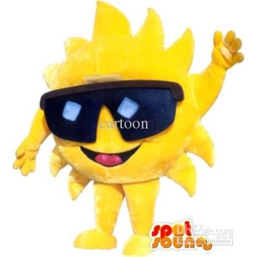 Customized-sun-mascot-costume cartoon Mascot Costume Fancy Dress Animal mascot costume free shipping