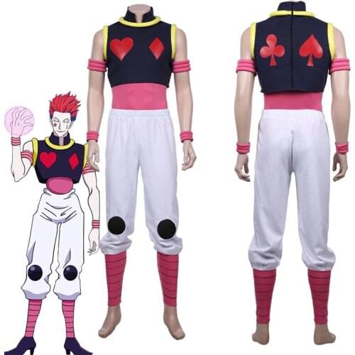 HUNTER x HUNTER Hisoka Cosplay Costume Outfits Halloween Carnival Costumes