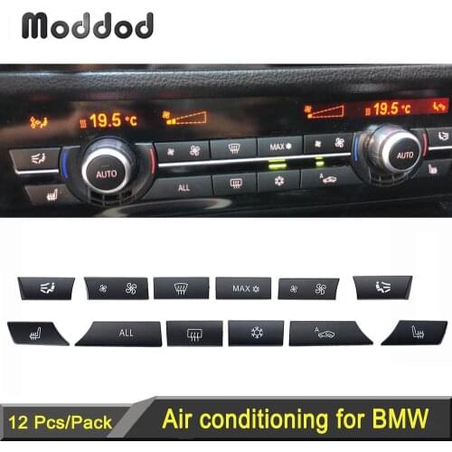 Car Air Conditioning Switch Fan Button for BMW 5 6 7 Series F 07 F10 F11 F06 F12 F13 F01 F02 Wind Heater Climate Control Cap