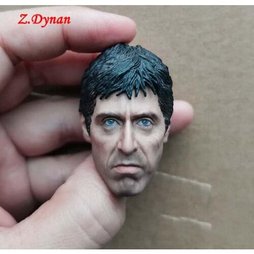 1/6 Male soldier Head Carving Model movie star Al Pacino Head Sculpt For 12" TBLeague Figure body dolls DIY accessory Toys
