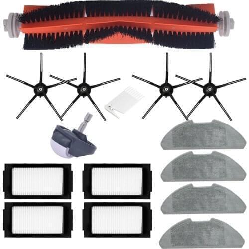 Main Side Brush Washable HEPA Filter Mop Cloths Guide Wheel Set For Xiaomi Mijia Pro Vacuum Parts Accessories