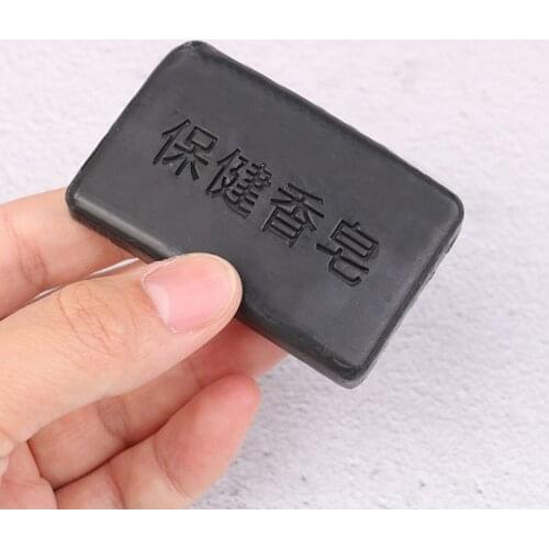 Bamboo Charcoal Handmade Soap Treatment Skin Care Natural Skin Whitening Soap Blackhead Remover Acne Treatment Oil Control