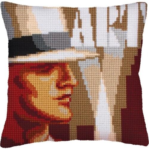 Latch Hook Cushion Kits ball Pillows Wedding fashion Home Decoration Kits for Embroidery Unfinished Latch Hook Pillow Case