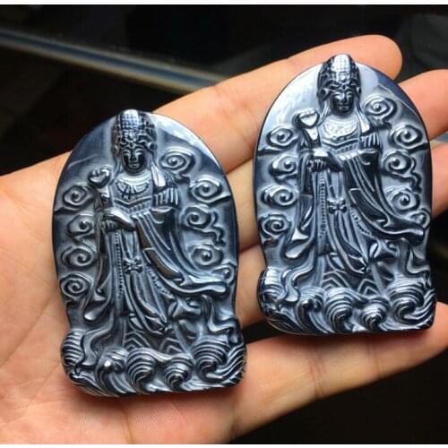 Natural terahertz mazu pendant, terahertz pendant, manufacturers direct wholesale