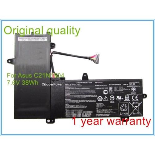 C21N1504 Original Battery for TP200S Laptop 7.6V 38Wh 5000mAh