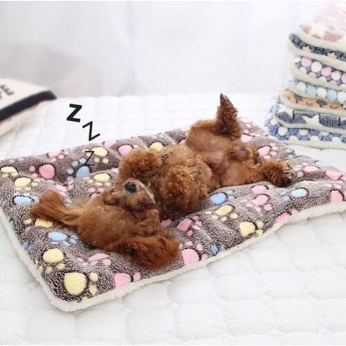 Dog Cat Puppy Pet Plush Blanket Mat Warm Sleeping Soft Bed Blankets