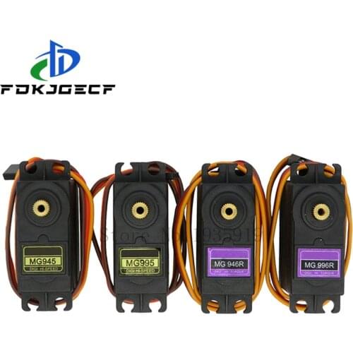 Servos Digital MG995 MG996R MG996 MG946 MG946R MG945 Servo Metal Gear for Model Helicopter Boat For Arduino UNO diy