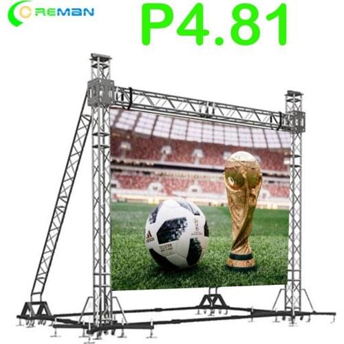 Led video display monitor panels buyer usa full color P4.81 P3.91 indoor led screen board