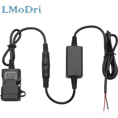 LMoDri Electric Car Motorcycle Mobile Phone Charger Dual Port USB Car Rearview Mirror Handlebar Waterproof Car Chargers