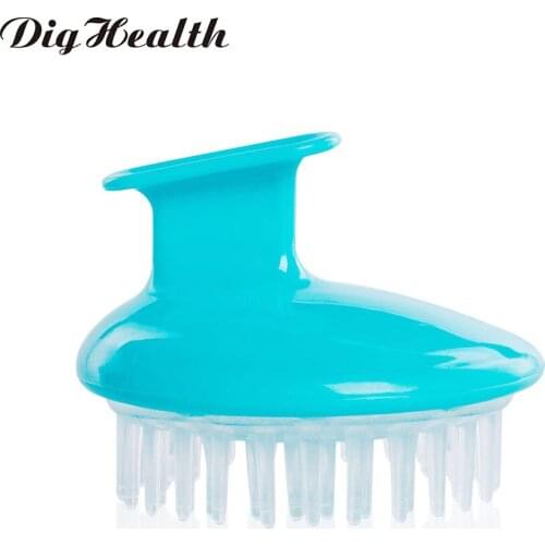 1 pcs Spa Slimming Massage Hair Shampoo Brush Hair Washing Comb Plastic Head Body Scalp Massage Brush Comb 3 Colors