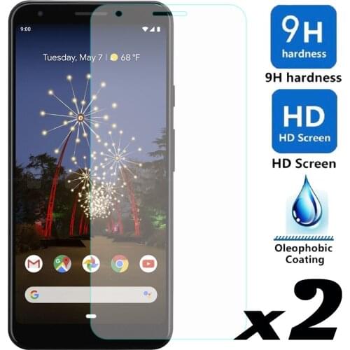 2pcs/lot Tempered Glass Screen Protector Explosion-proof Anti Scratch Thin Front Films For Google Pixel 3a/For 3a XL