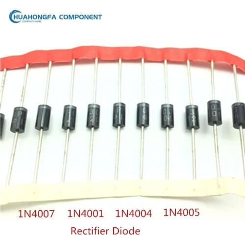 50PCs/lot 1N4007 1N4001 1N4004 1N4005 DO-41 Package Rectifier Diodes New Original