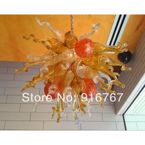 C51-Free Shipping Smart Glass Art Modern Chandelier Ceiling