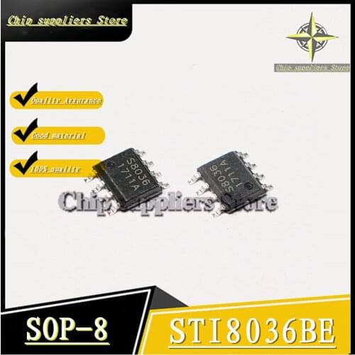 50PCS-100PCS) STI8036BE S8036 SOP8 Power management chip New and original