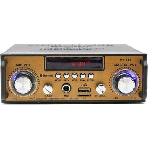 HFES Audio Bluetooth 2 Channel Sound Power Stereo Amplifier For Speakers Home Voice Constant Resistance Power Amplifier