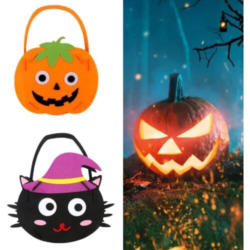 80% Hot Sale Halloween Candy Bags Vibrant Color Kids Friendly DIY Halloween Party Trick or Treat Candy Bags for Children