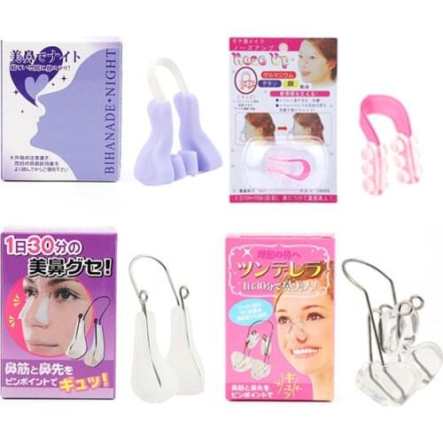 Nasal Corrector Nose Clip Shaper For Beauty Woman Nose Reduction Lift Invisible Silicone Nose Curler Profiler Rhinoplasty