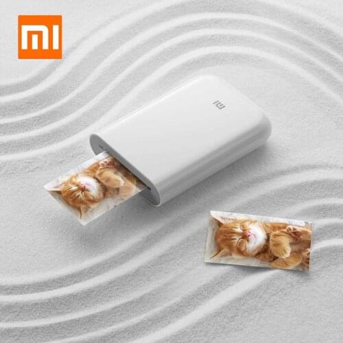 Xiaomi Mini AR Printer 300dpi Portable Photo Mini Pocket With Share 500mAh Picture Pocket Printer Printer Work with Mijia App