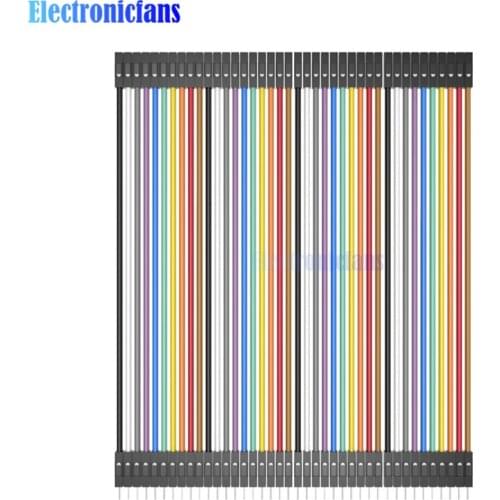 40PCS Dupont 10CM Male To Female Jumper Wire Ribbon Cable for Arduino 100% Origin New