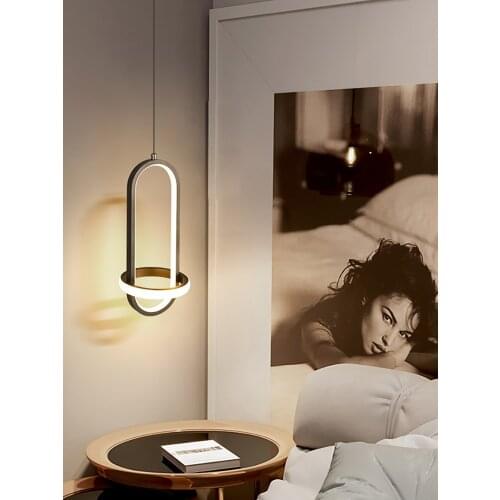 Bedside chandelier modern creative personality simple light luxury Nordic lighting bedroom small chandelier bedroom barrestaurat