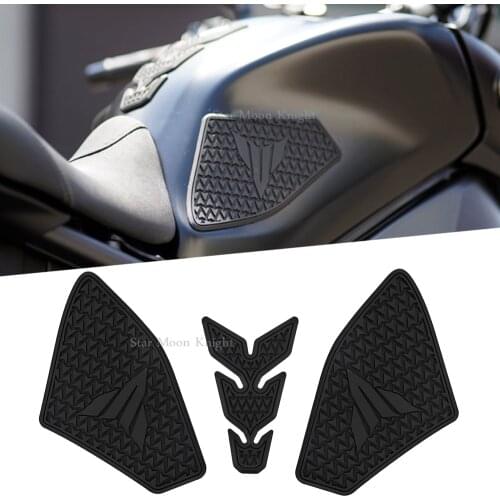 For Yamaha MT-09 MT 09 MT09 2021 - Motorcycle Tankpad anti-slip tank Pad sticker protection stickers SIDE TANK PADS Traction Pad