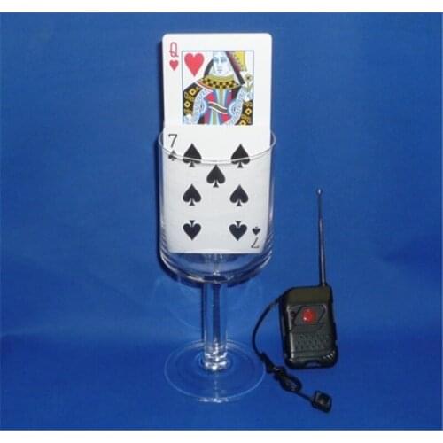 Remote Control Card Rise - Magic Tricks Card Stage Magic Props Illusions Mentalism Gimmick Magician Chosen Card Rising Fun