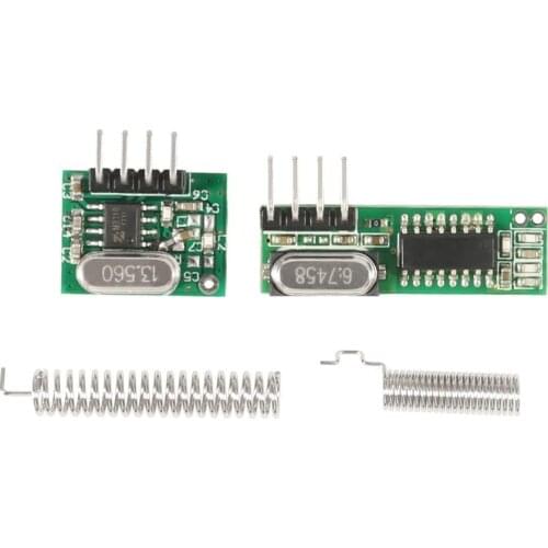 433 Mhz Superheterodyne RF Receiver + Transmitter Module 433Mhz Remote Controls For Arduino UNO Wireless Module DIY Kits