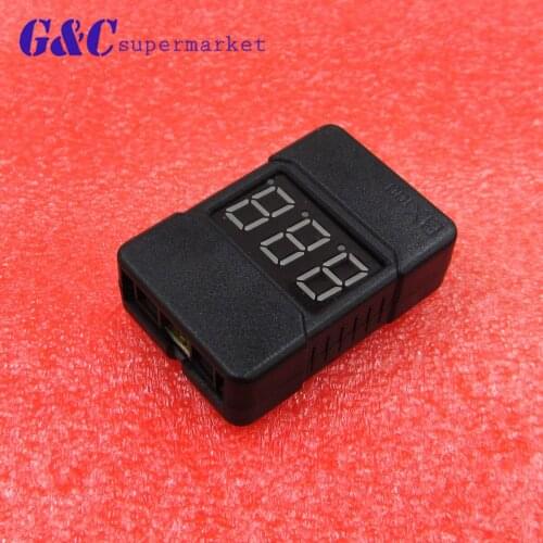 1pcs HotRc BX100 1-8S Lipo Battery Voltage Tester/ Low Voltage Buzzer Alarm/ Battery Voltage Checker with Dual Speakers