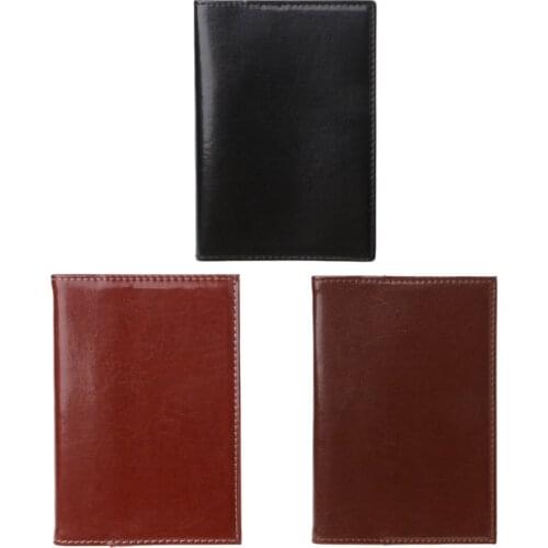 1 Pc High Quality PU Leather Cover+Paper Mini Pocket Notebook Portable Journal Diary Book PU Leather Cover Note Pads