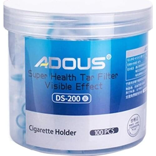 10/100Pcs Disposable Cigarette Filter Abandoned Cigarette Holder Mouthpiece Tobacco Tar Smoking Holder Men Health Tools