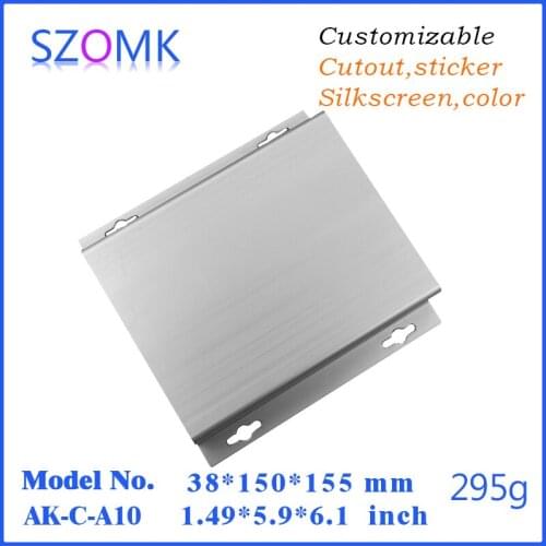 10 pieces, extruded aluminum enclosure control box 38*150*155mm abs distribution box switch box electronic case