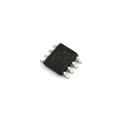 10PCS LM75AD LM75A SOP-8 I2C Digital Temperature Sensor IC new