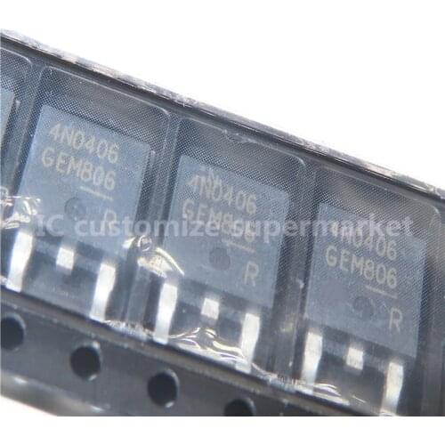 10PCS/LOT NWE 4N0406 IPD75N04S4-06 TO-252 40V 75A SMD Transistor