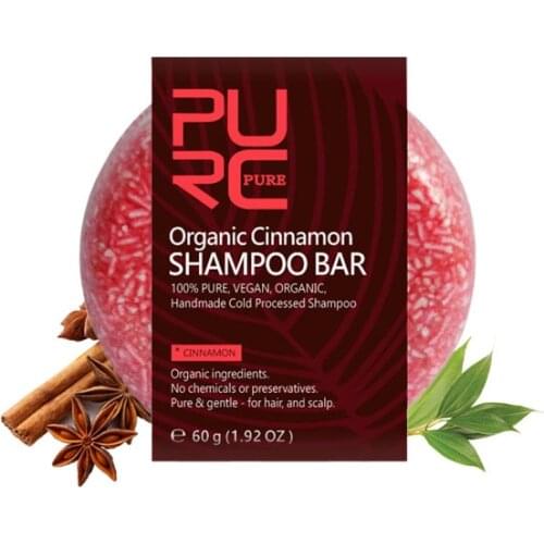 11.11 PURC Organic handmade cold processed Cinnamon Shampoo Bar 100% PURE no chemicals or preservatives hair shampoo soap