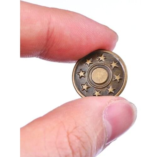 17MM Crafts 20pcs/lot Metal Buttons and Rivets Shank For Jeans Fasterners DIY Sewing Denim Clothes Accessories