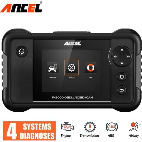 Ancel FX2000 Professional OBD2 Automotive Scanner ABS SRS Airbag Transmission Diagnostic Tool OBD 2 Car Diagnostics OBD Scanner