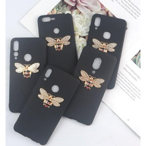 Cute Bling Metal Diamond Bee Case for Google Pixel 5 XL 5G 4A 3A 3 XL Lite 2 XL Pixel XL Soft TPU Shell