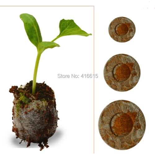 Cheap Nursery Pots 30 Count 38mm Jiffy Peat Pellets Seed Starting Plugs, Seeds Starter Pallet Seedling Soil Block
