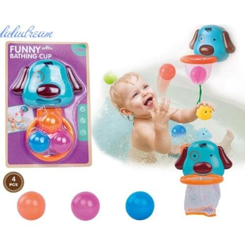 Dog Shape Bathroom Water Bath Toys Childrens Water Shooting Toys Educational Swimming Water Toy