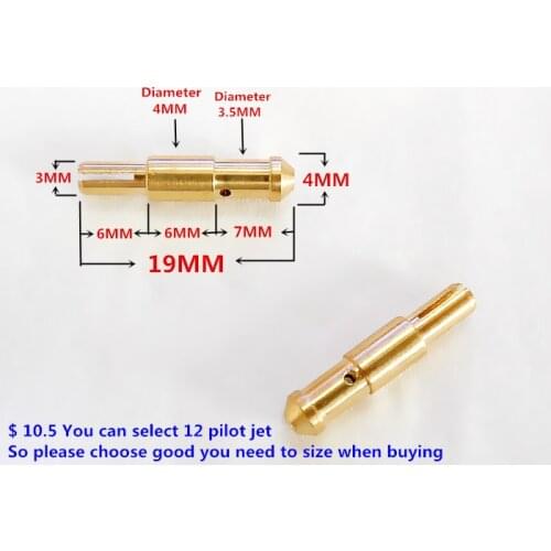 12 pilot jet $ 10.5) a two-stroke carburetor start injector POLINI DELLORTO T5 JNC pilot jet (please choose your size)