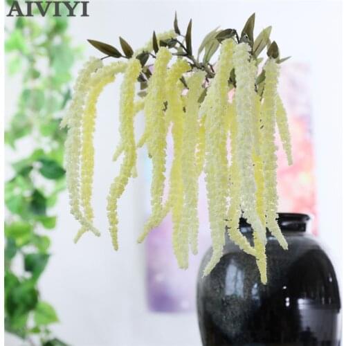 Artificial plant foam wheat ear vine plastic plant hanging rattan DIY autumn home wedding banquet decoration set