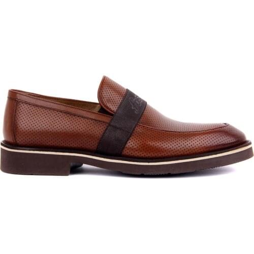 Fosco-Tan Leather Men 'S Casual Shoes
