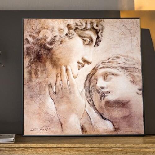 David and Venus Wall Art Decoration Canvas Painting Modern Abstract Graffiti Sculpture Pictures Printed Poster for Living Room
