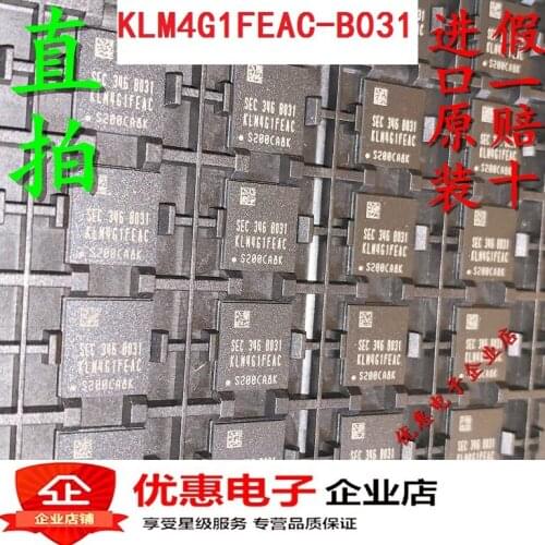 New In stock 100% Original KLM4G1FE3B-B031 KLM4G1FE3B-B001 emmc1534G
